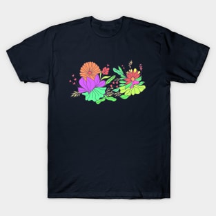 Flower daisy colourful illustration T-Shirt